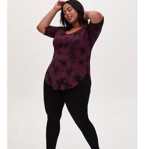 Torrid Super soft Tie Dye Tunic Tee